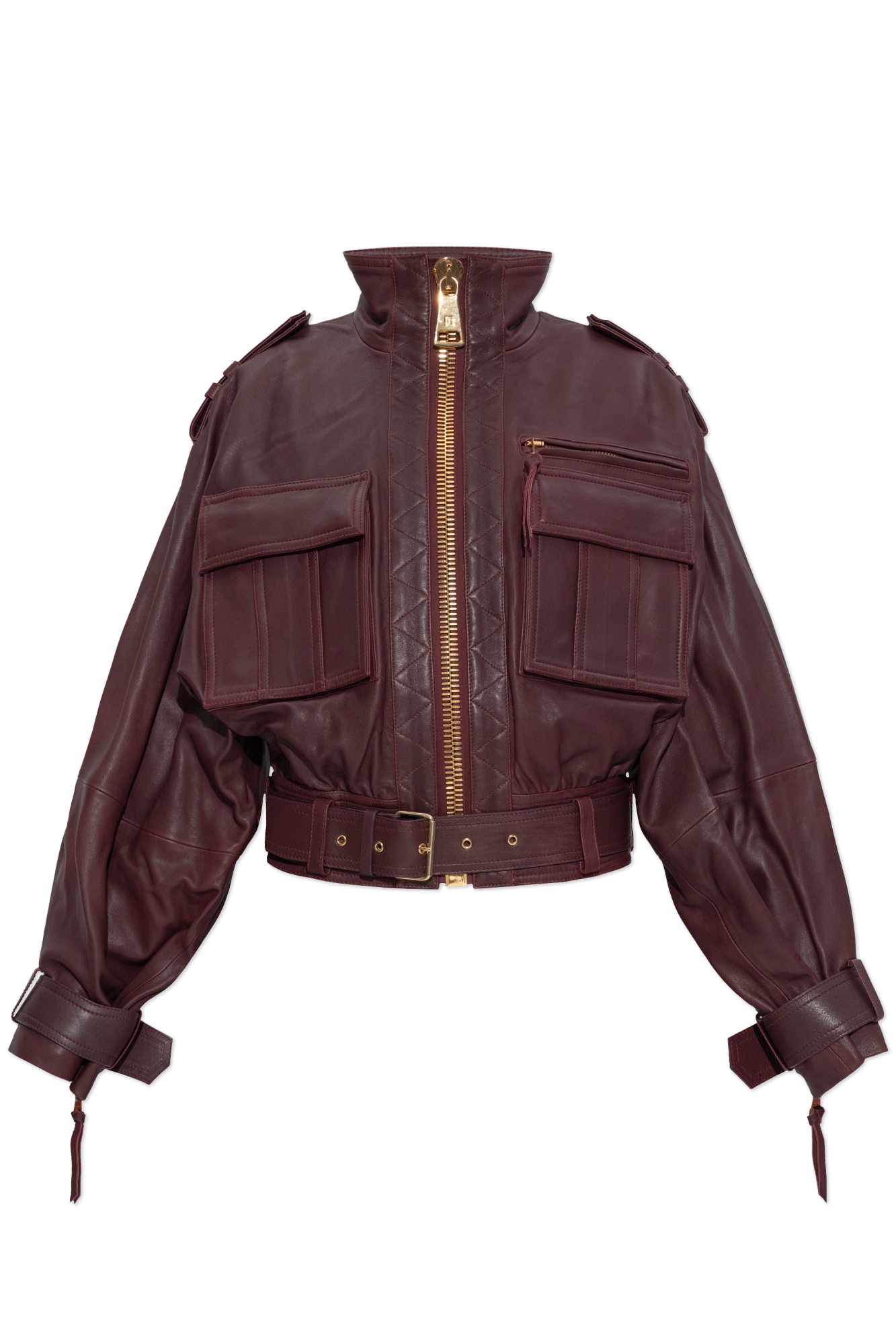 PIERRE BALMAIN レザージャケット パープル F B8848 PIERRE BALMAIN レザージャケット パープル F B8848 PIERRE